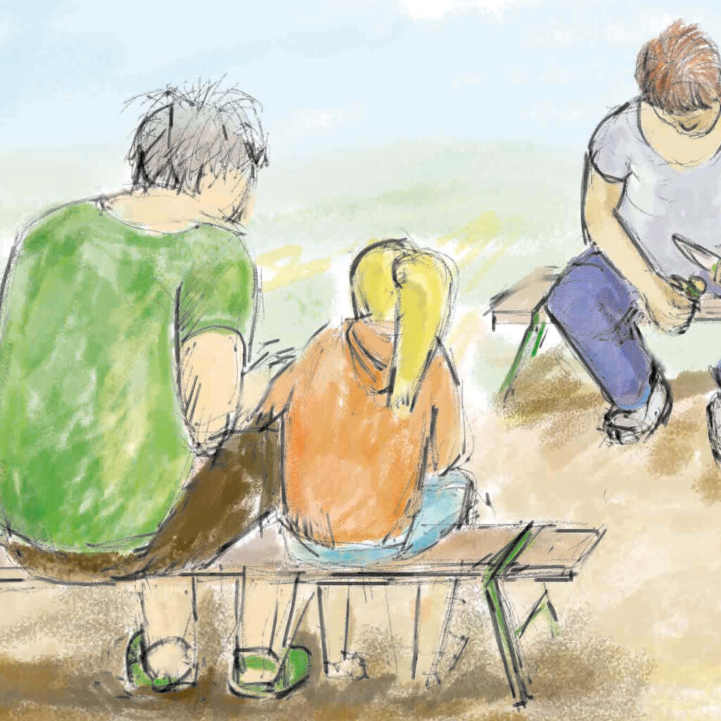 Schnitzen mit Kindern macht Freude