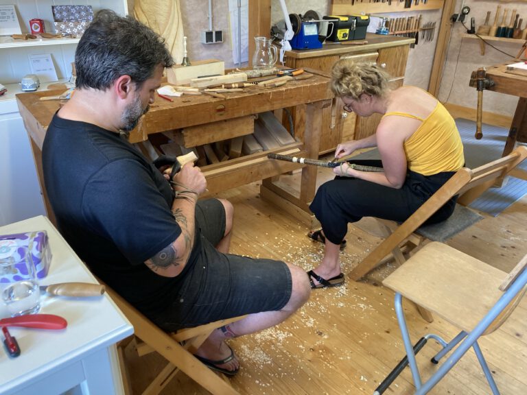 Schnitzkurs nur mit Schnitzmesser