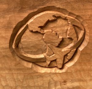 Frühstücksbrett mit persönlichem Relief